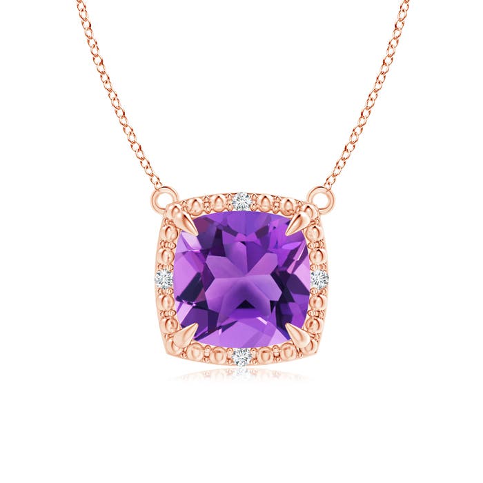 AAA - Amethyst / 1.37 CT / 14 KT Rose Gold