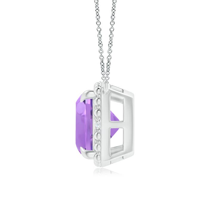 A - Amethyst / 2.23 CT / 14 KT White Gold