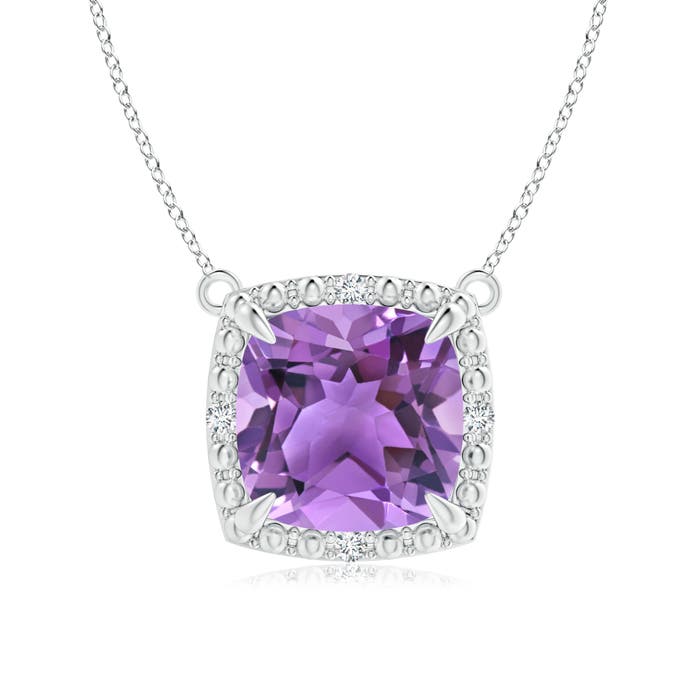 AA - Amethyst / 2.23 CT / 14 KT White Gold