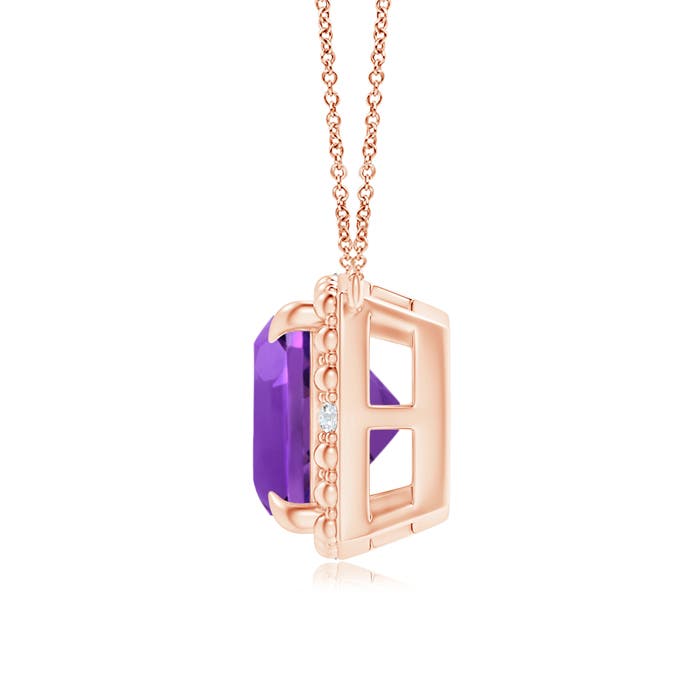 AAAA - Amethyst / 2.23 CT / 14 KT Rose Gold