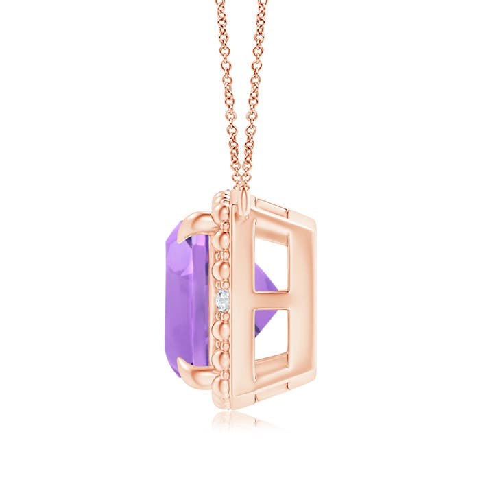 A - Amethyst / 3.14 CT / 14 KT Rose Gold