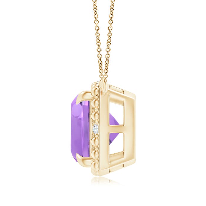 A - Amethyst / 3.14 CT / 14 KT Yellow Gold