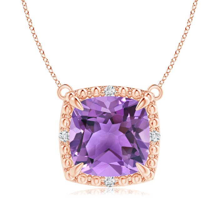 AA - Amethyst / 3.14 CT / 14 KT Rose Gold