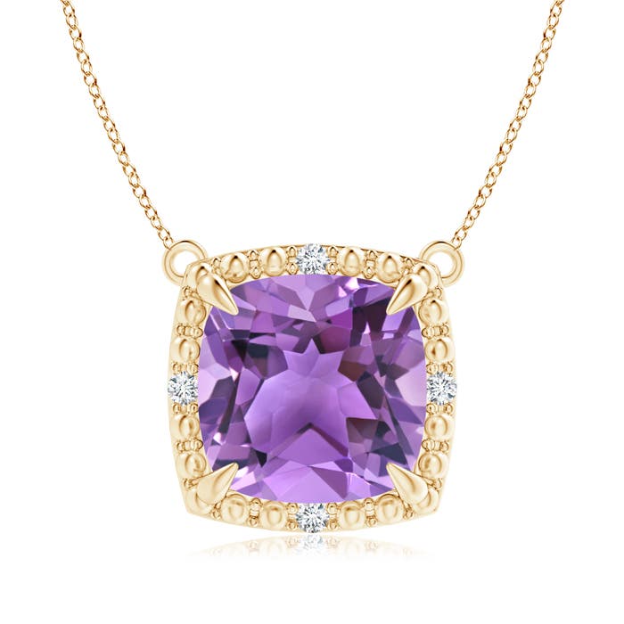 AA - Amethyst / 3.14 CT / 14 KT Yellow Gold