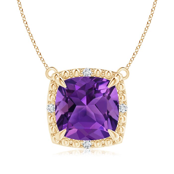 AAAA - Amethyst / 3.14 CT / 14 KT Yellow Gold