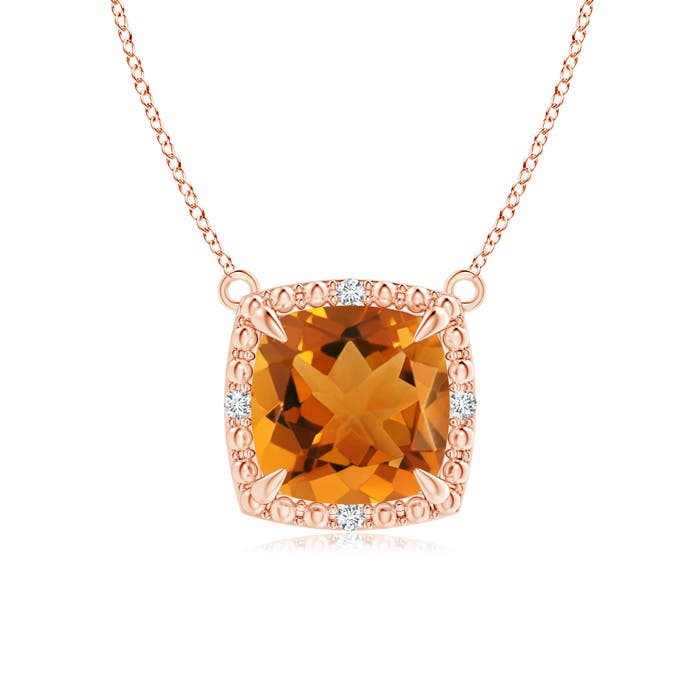 AAA - Citrine / 1.42 CT / 14 KT Rose Gold