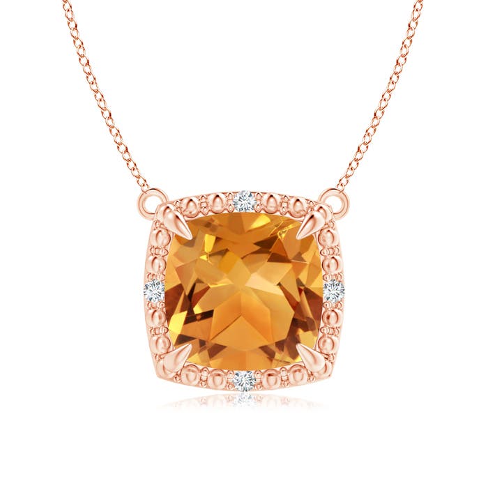 AA - Citrine / 1.93 CT / 14 KT Rose Gold