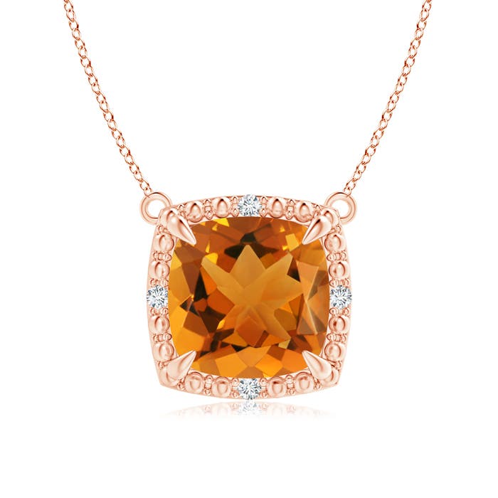 AAA - Citrine / 1.93 CT / 14 KT Rose Gold