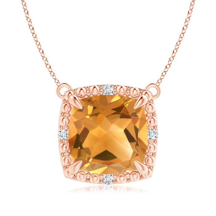 A - Citrine / 2.59 CT / 14 KT Rose Gold