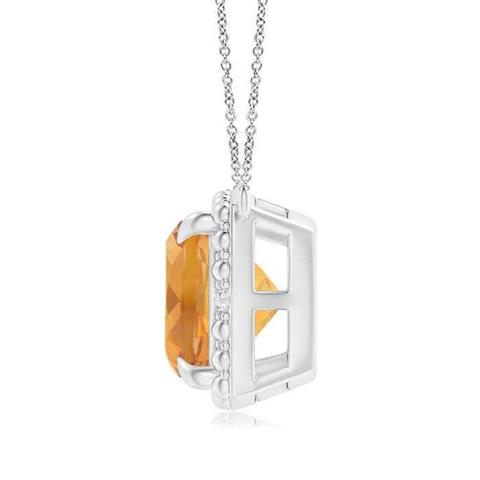 A - Citrine / 2.59 CT / 14 KT White Gold