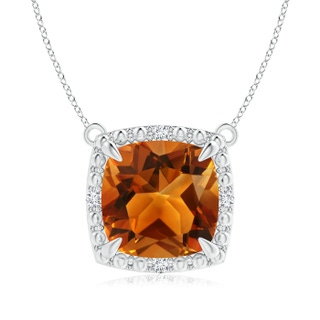 Cushion AAAA Citrine