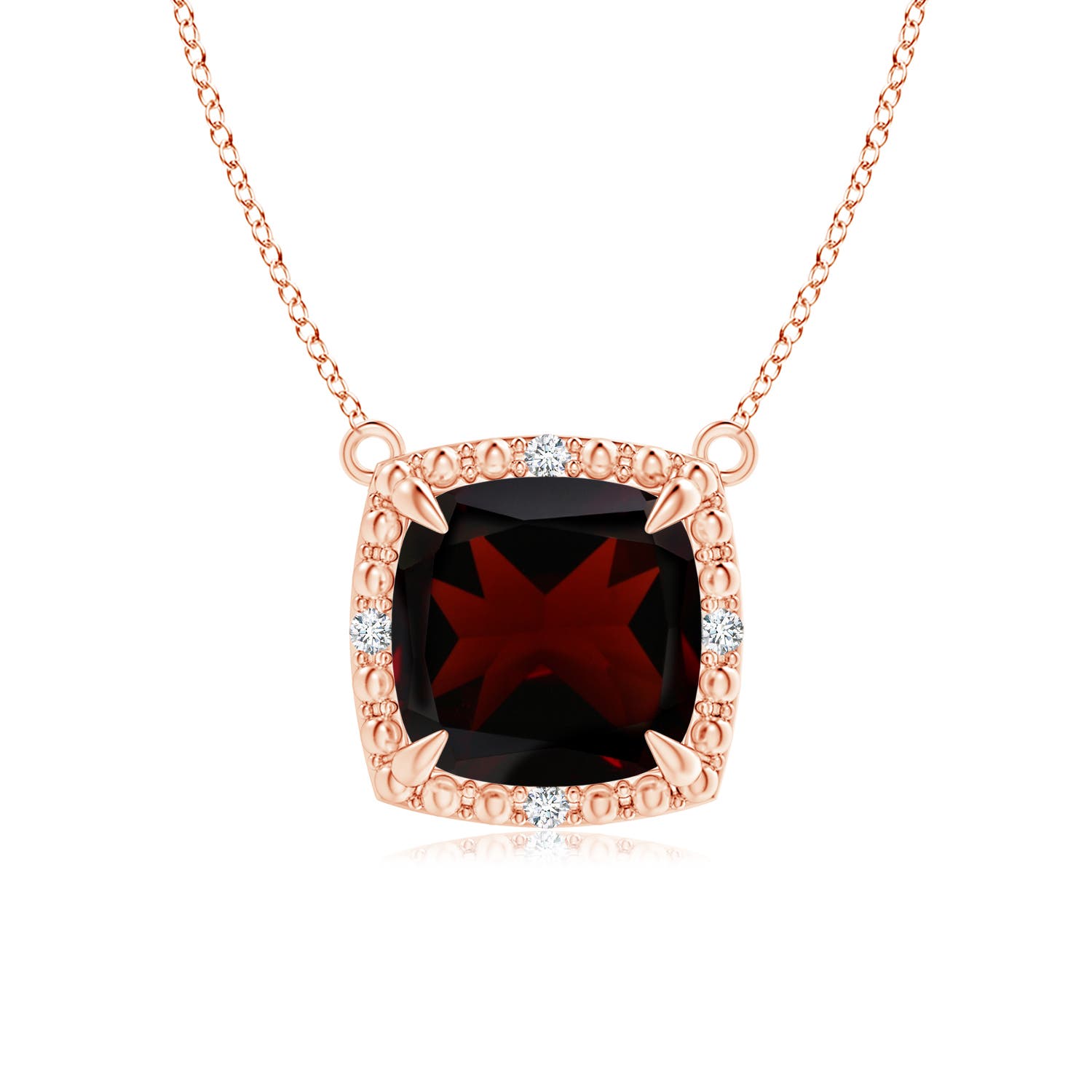 A - Garnet / 1.37 CT / 14 KT Rose Gold