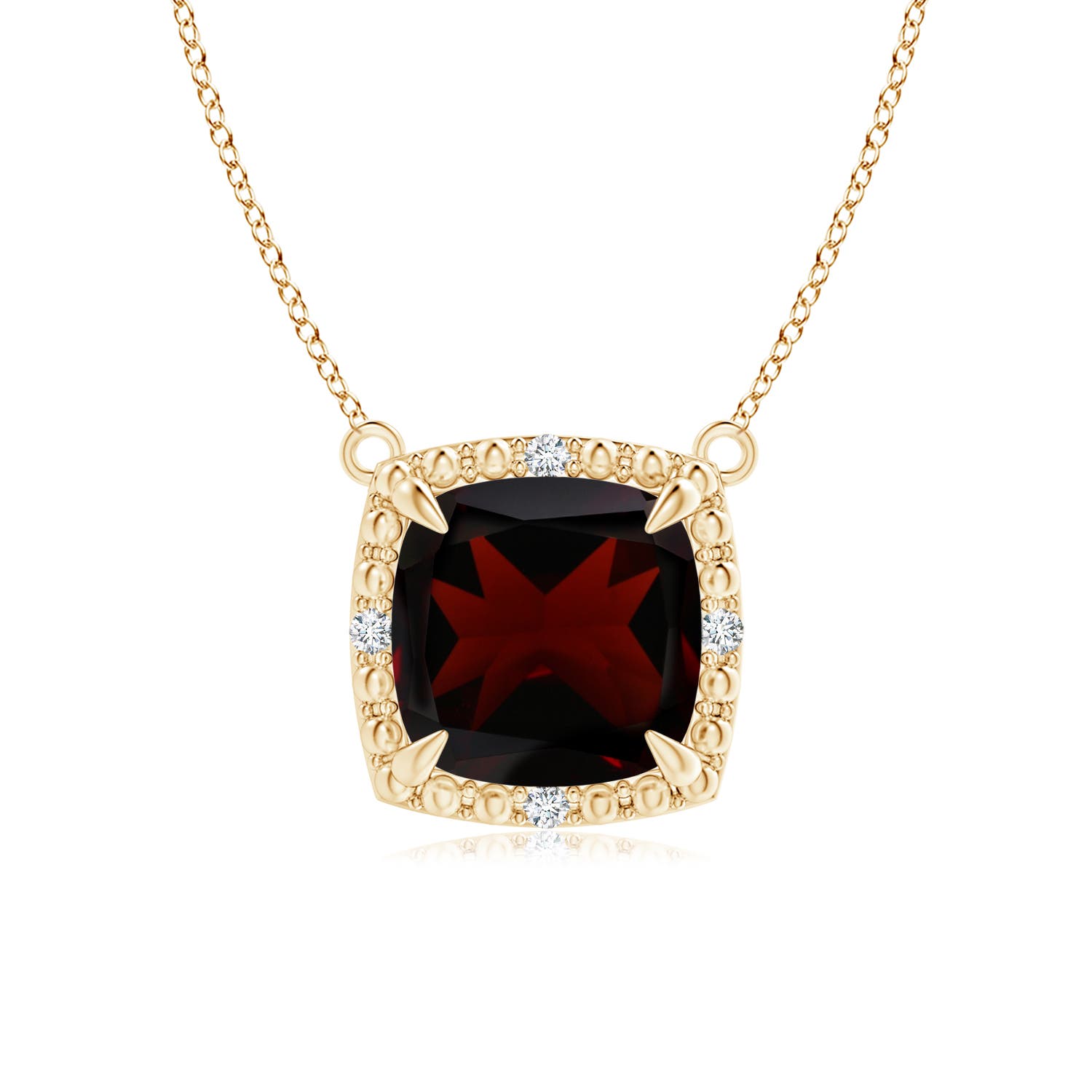 A - Garnet / 1.37 CT / 14 KT Yellow Gold