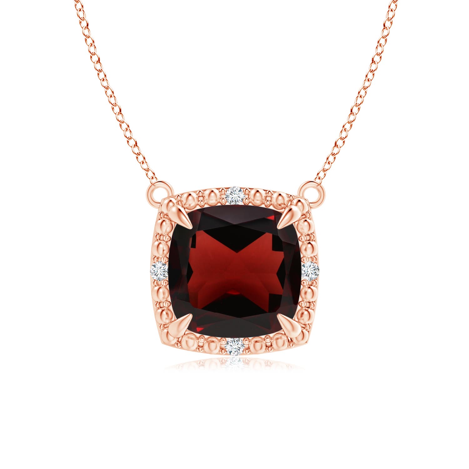 AA - Garnet / 1.37 CT / 14 KT Rose Gold