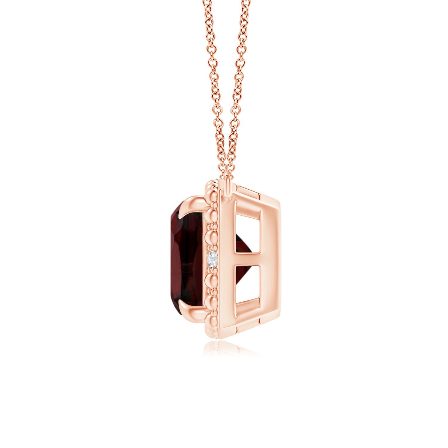 AA - Garnet / 1.37 CT / 14 KT Rose Gold