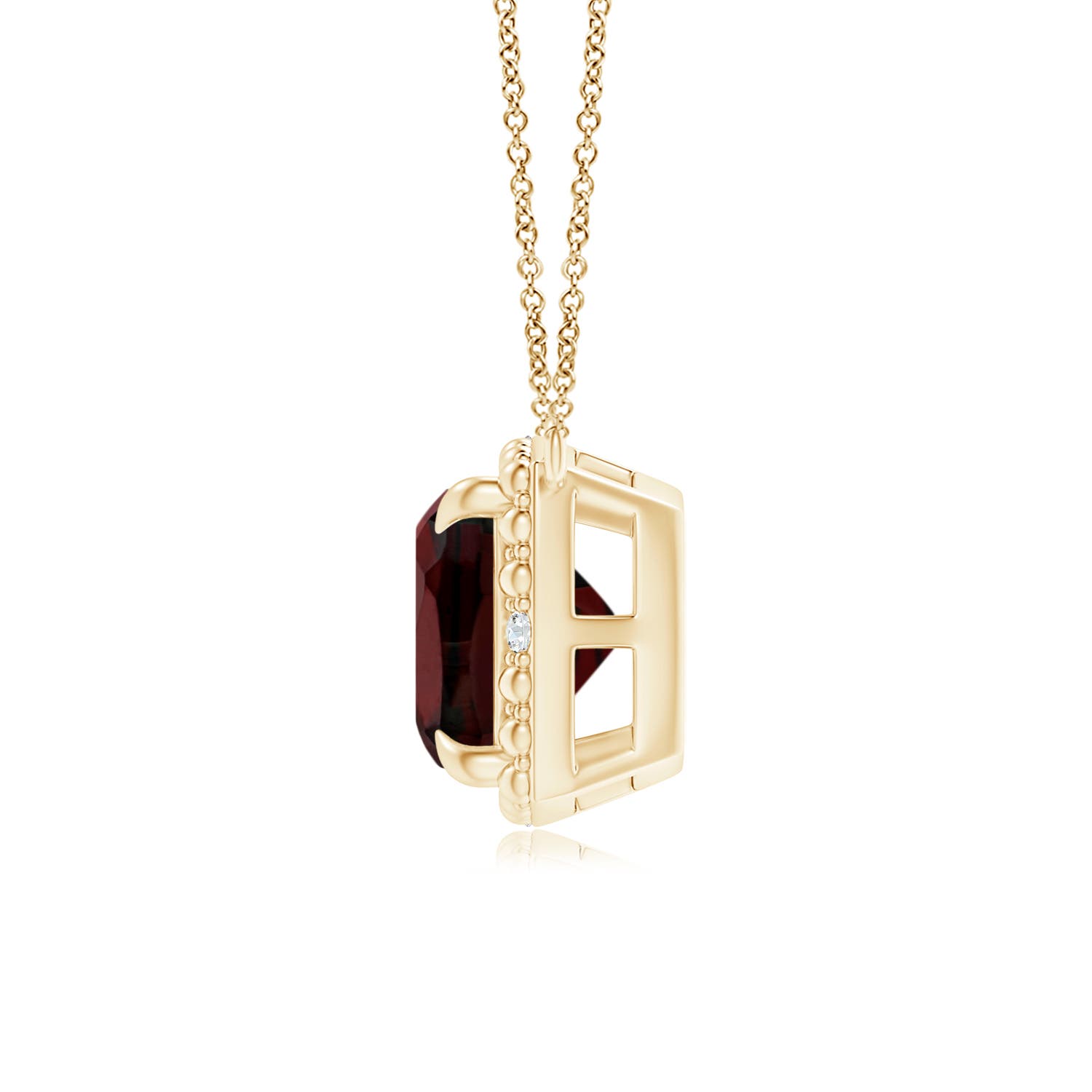 AA - Garnet / 1.37 CT / 14 KT Yellow Gold