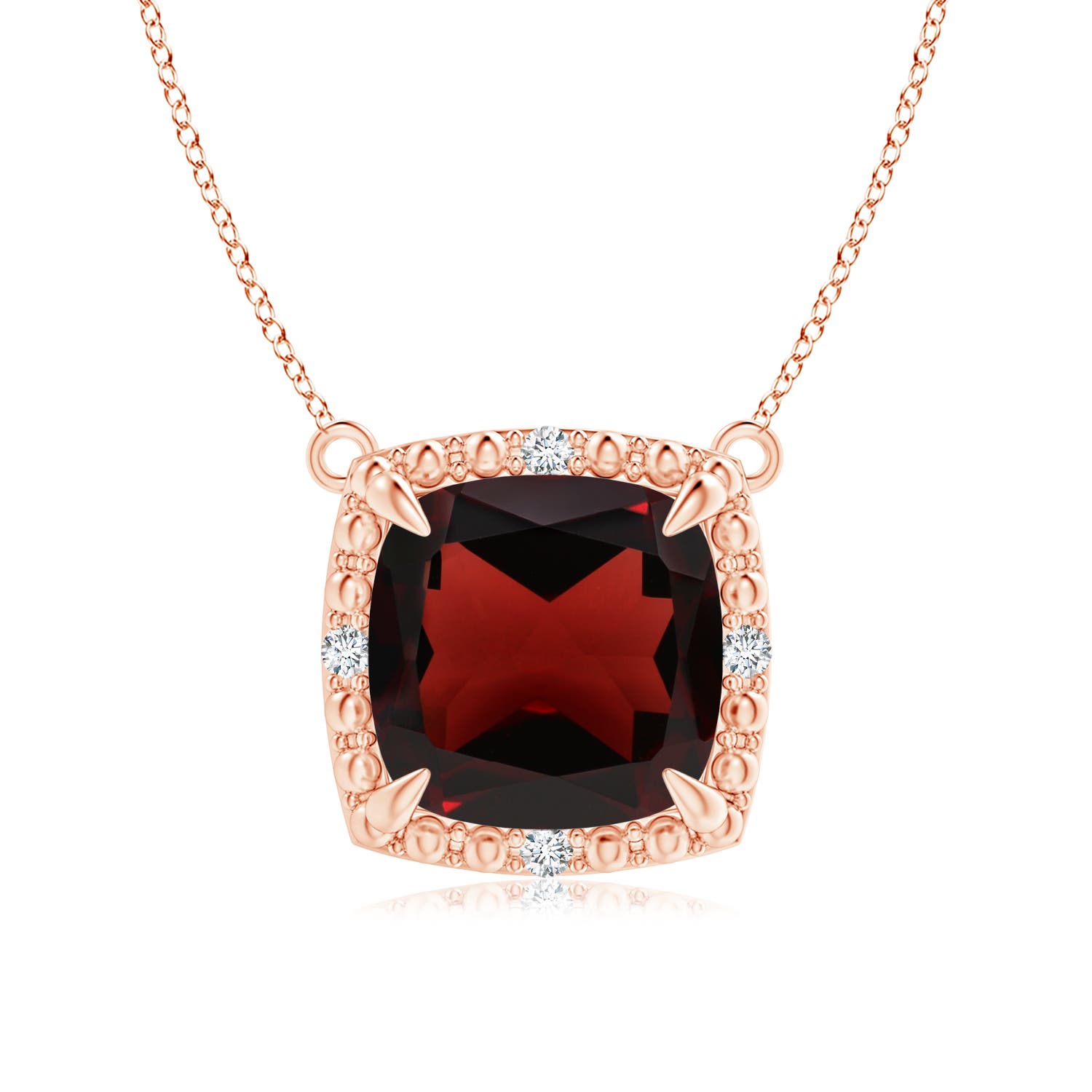 AA - Garnet / 2.53 CT / 14 KT Rose Gold