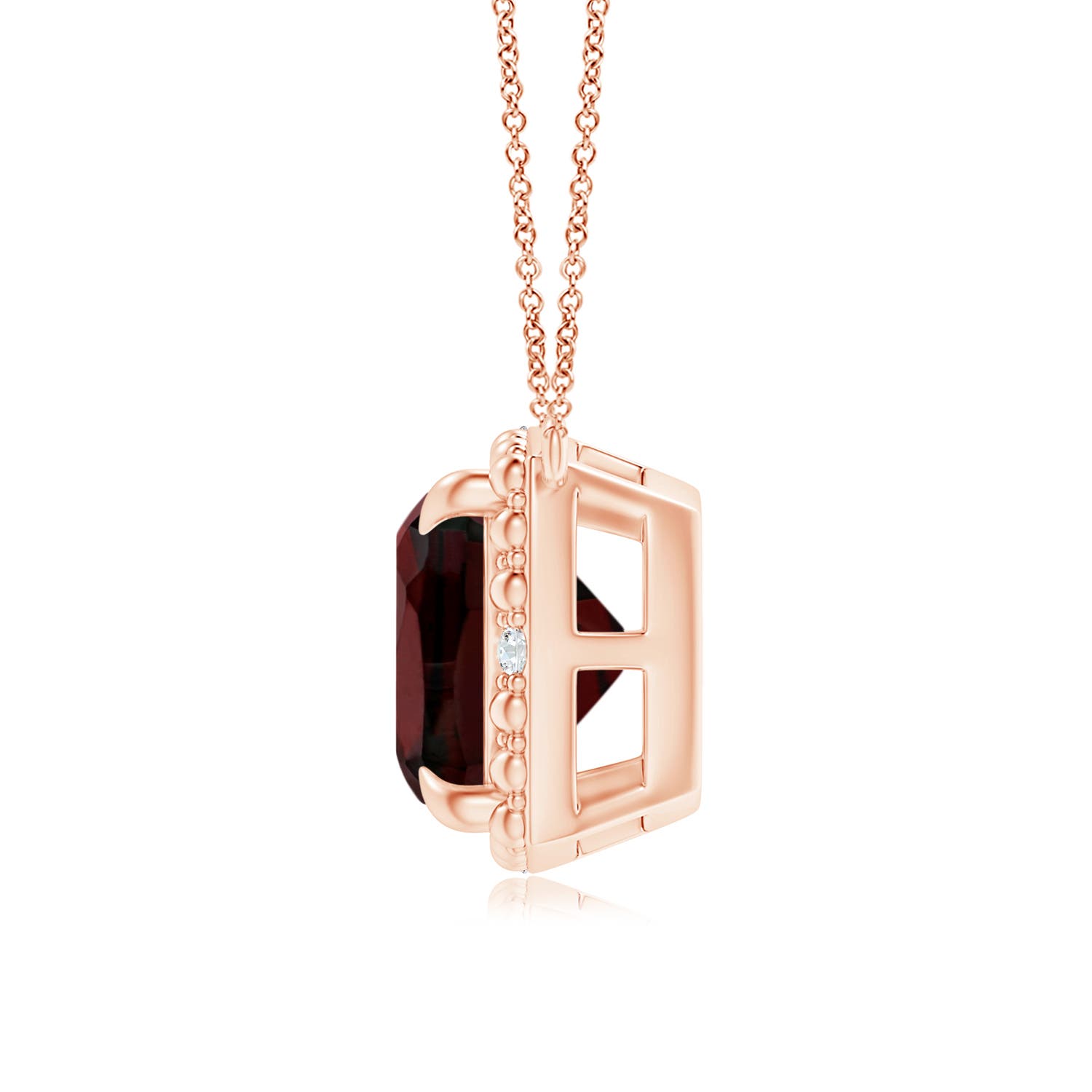 AA - Garnet / 2.53 CT / 14 KT Rose Gold