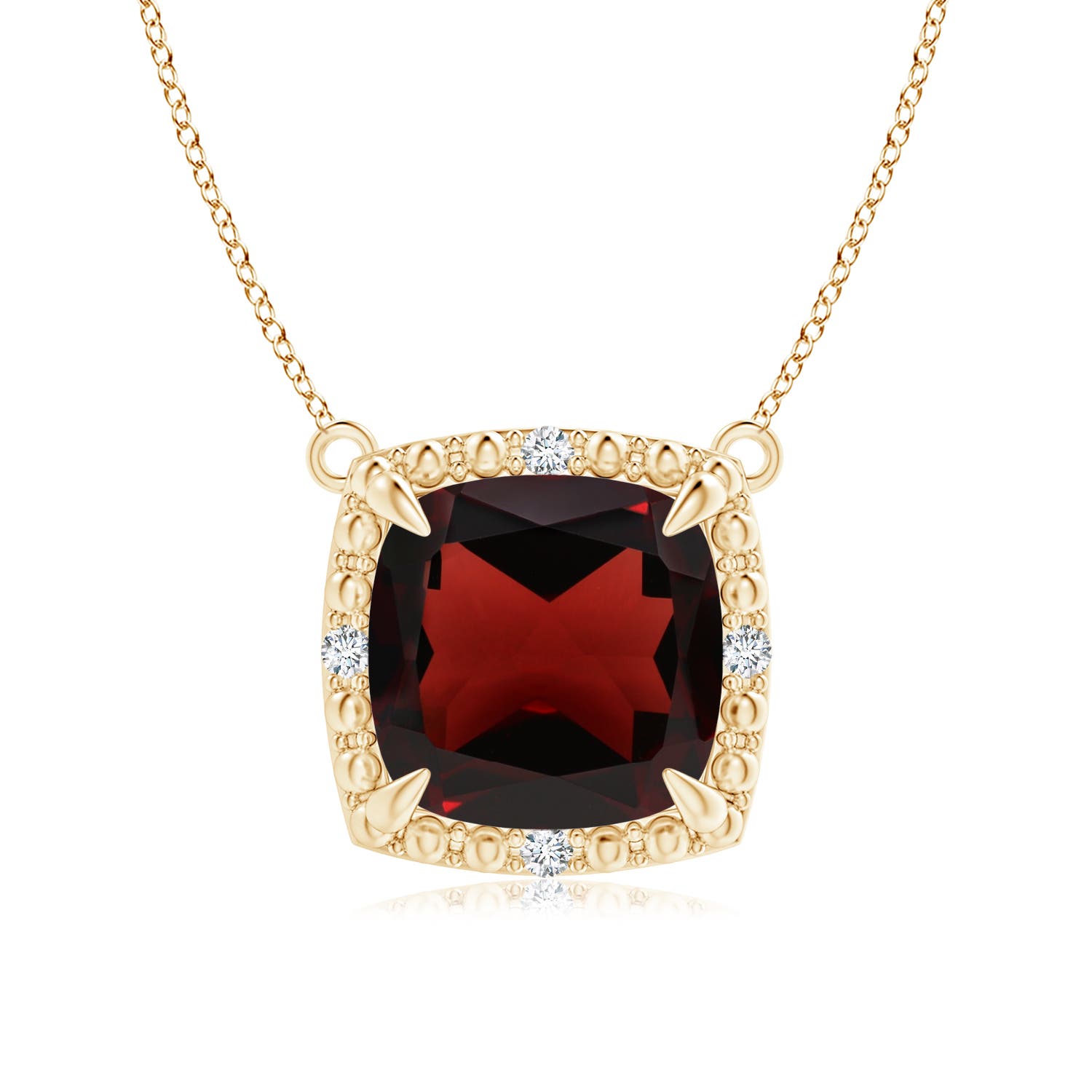 AA - Garnet / 2.53 CT / 14 KT Yellow Gold