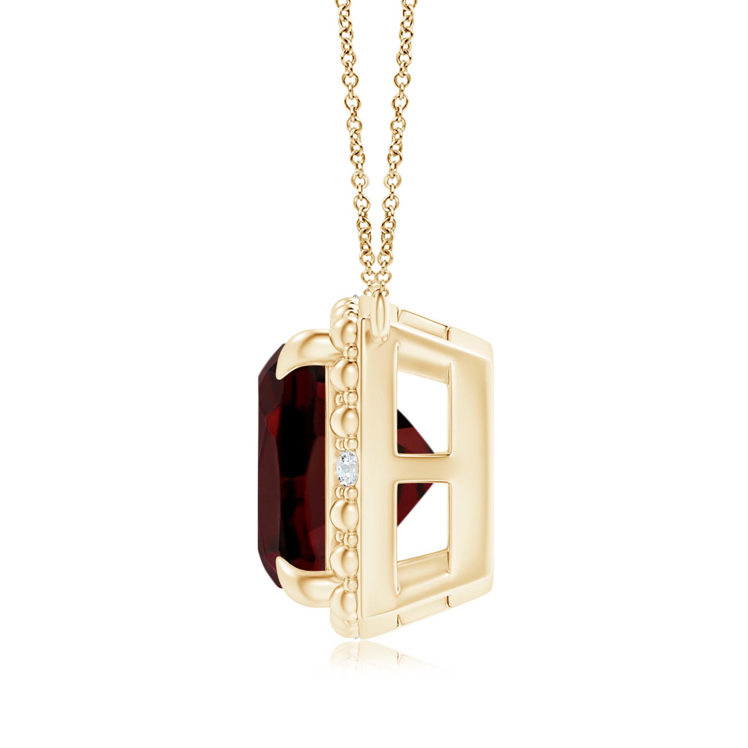 AAA - Garnet / 3.64 CT / 14 KT Yellow Gold