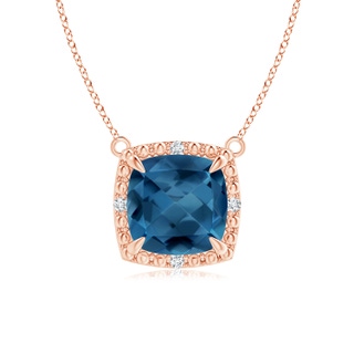 Cushion AA London Blue Topaz