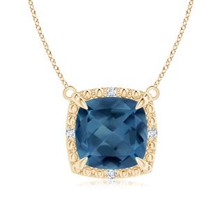Cushion A London Blue Topaz