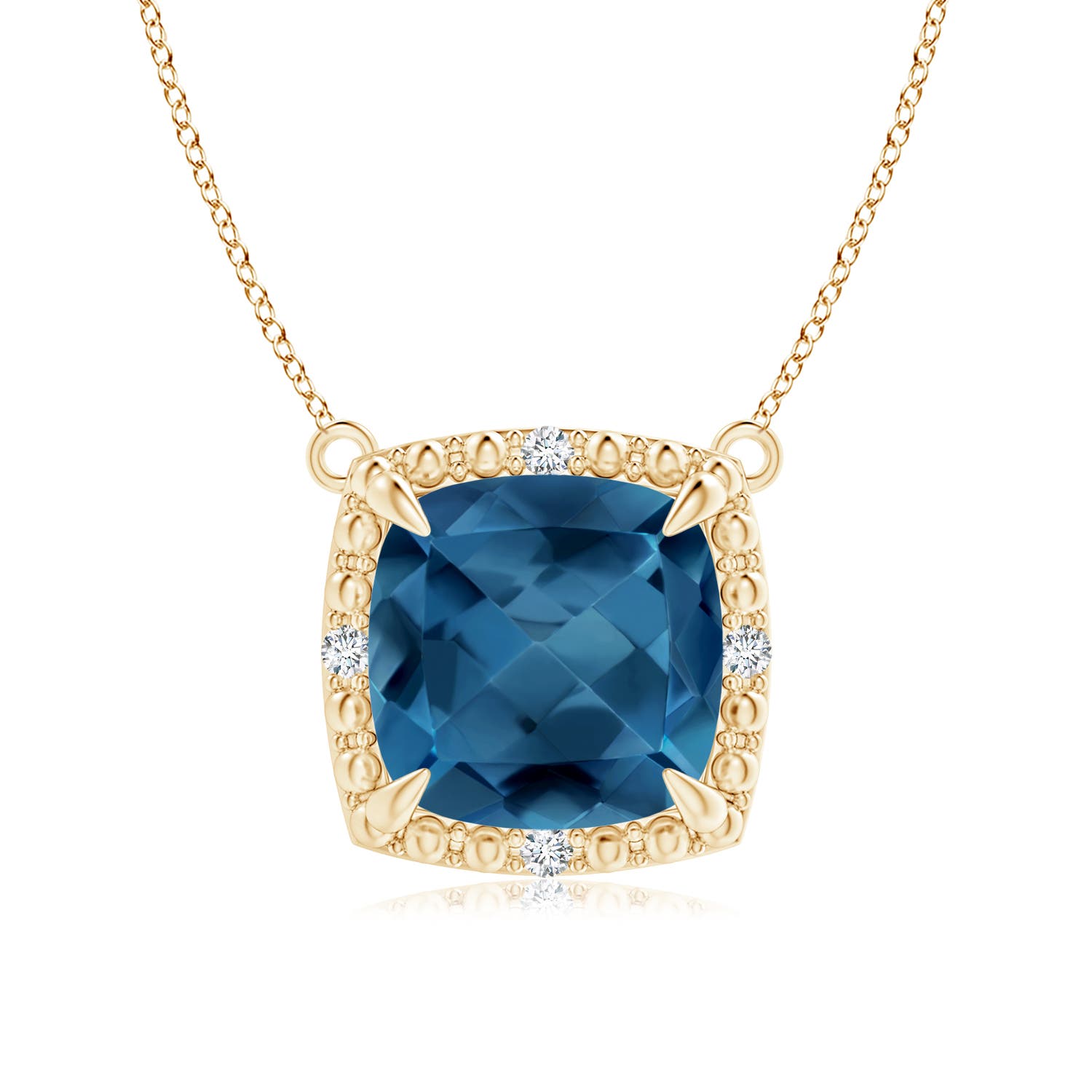 AA - London Blue Topaz / 2.53 CT / 14 KT Yellow Gold