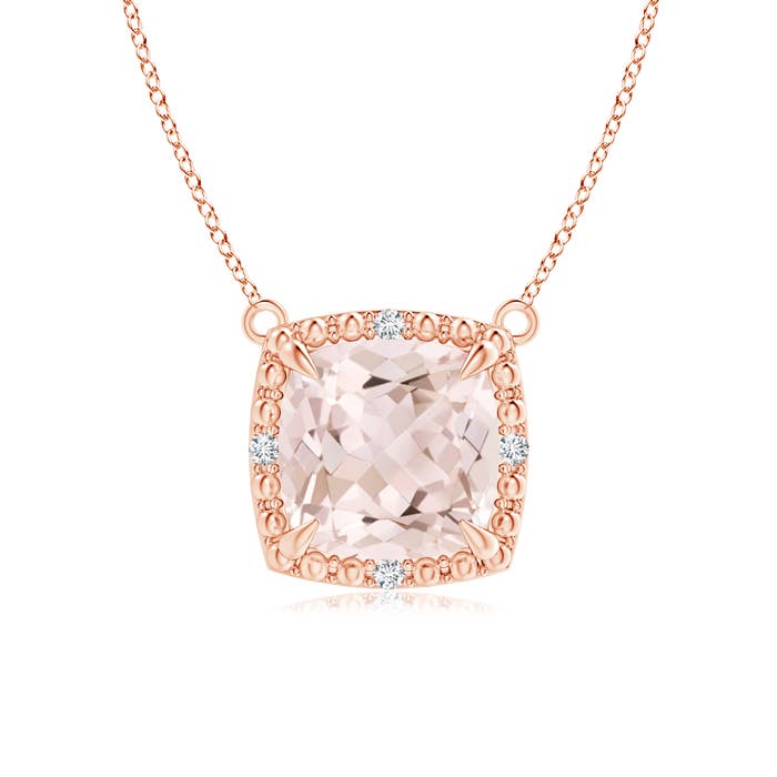 A - Morganite / 1.22 CT / 14 KT Rose Gold