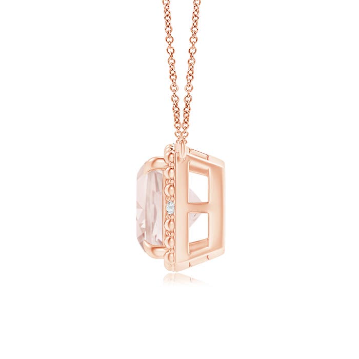 A - Morganite / 1.22 CT / 14 KT Rose Gold