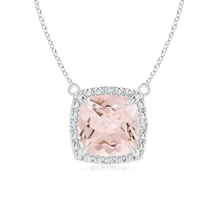 AA - Morganite / 1.22 CT / 14 KT White Gold