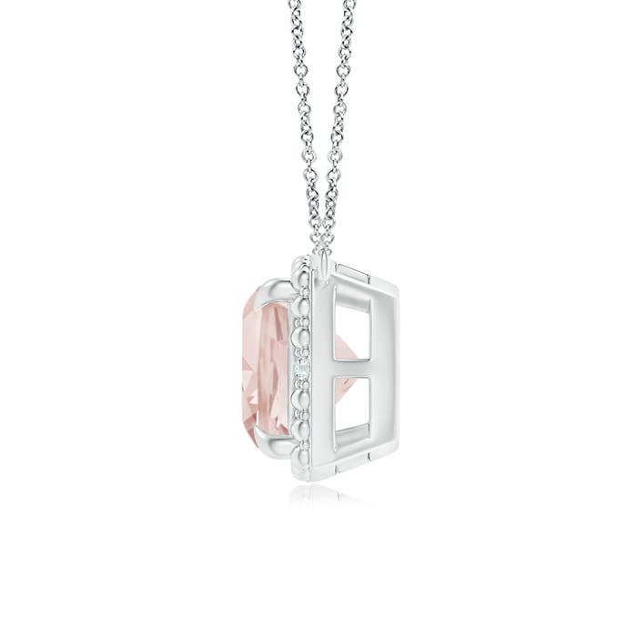 AA - Morganite / 1.22 CT / 14 KT White Gold