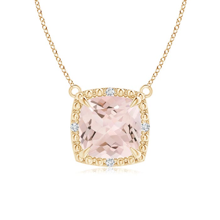 AA - Morganite / 1.22 CT / 14 KT Yellow Gold