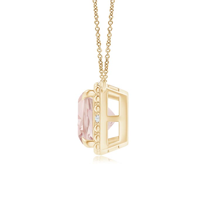 AA - Morganite / 1.22 CT / 14 KT Yellow Gold