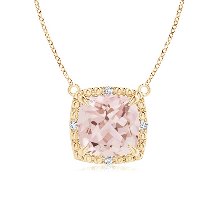 AAA - Morganite / 1.22 CT / 14 KT Yellow Gold