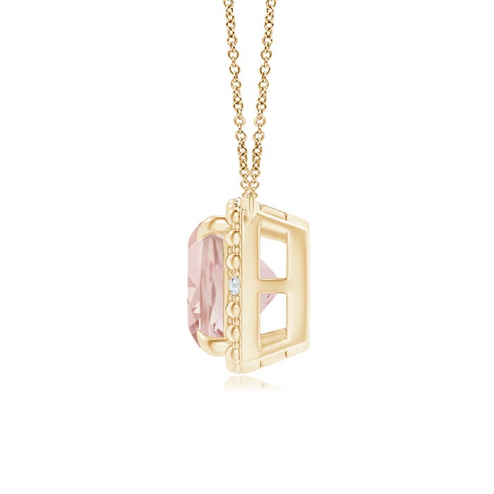 AAA - Morganite / 1.22 CT / 14 KT Yellow Gold