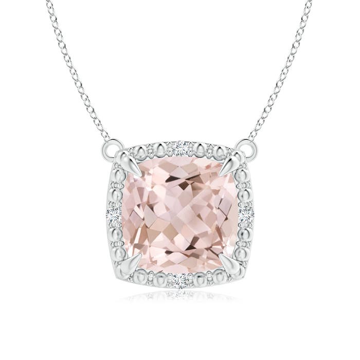 A - Morganite / 1.83 CT / 14 KT White Gold