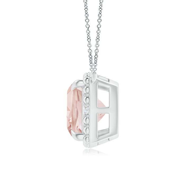 A - Morganite / 1.83 CT / 14 KT White Gold