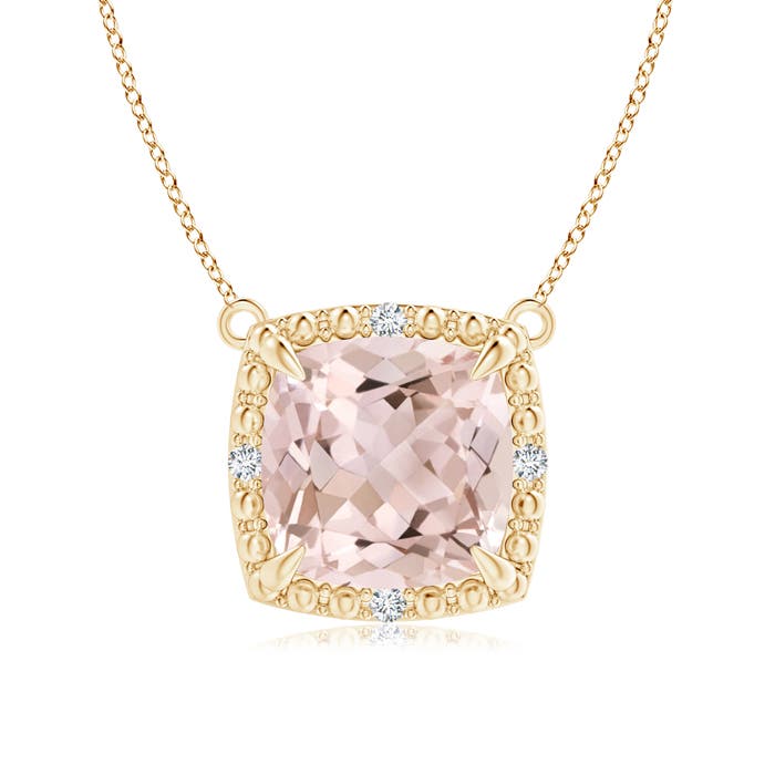 A - Morganite / 1.83 CT / 14 KT Yellow Gold