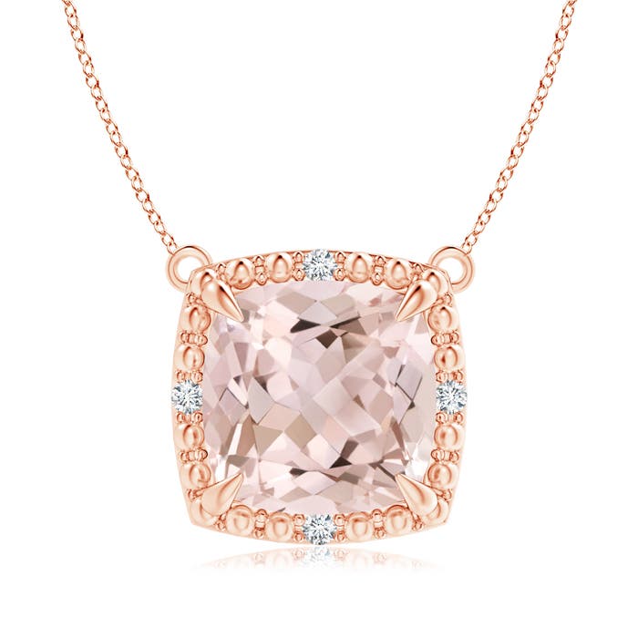 A - Morganite / 2.74 CT / 14 KT Rose Gold