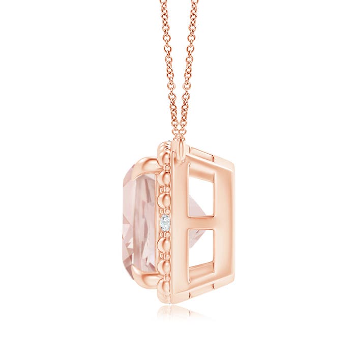 A - Morganite / 2.74 CT / 14 KT Rose Gold