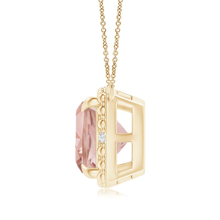 AAA - Morganite / 2.74 CT / 14 KT Yellow Gold