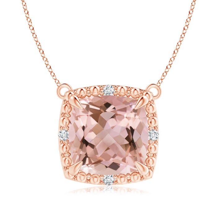 AAAA - Morganite / 2.74 CT / 14 KT Rose Gold