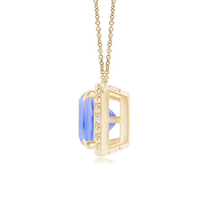 A - Tanzanite / 1.52 CT / 14 KT Yellow Gold