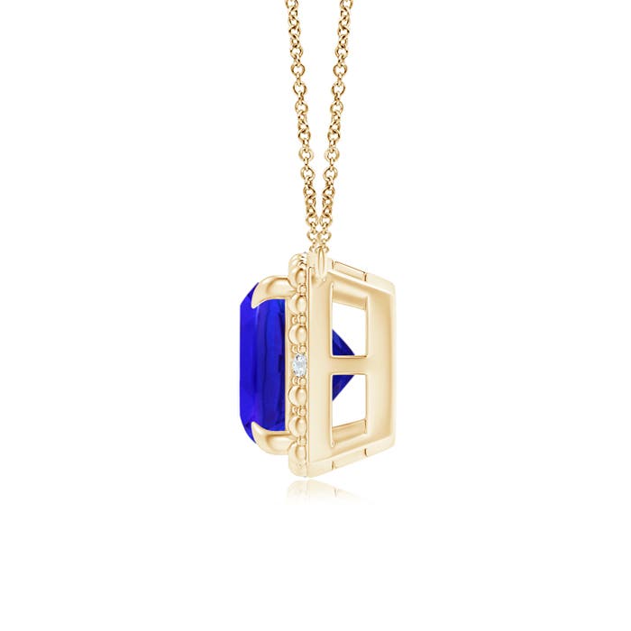 AAA - Tanzanite / 1.52 CT / 14 KT Yellow Gold