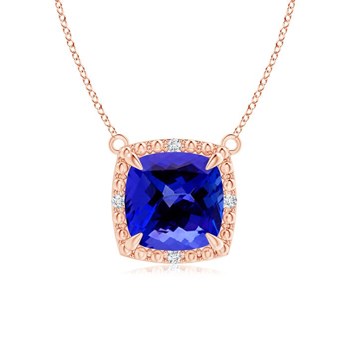 AAAA - Tanzanite / 1.52 CT / 14 KT Rose Gold