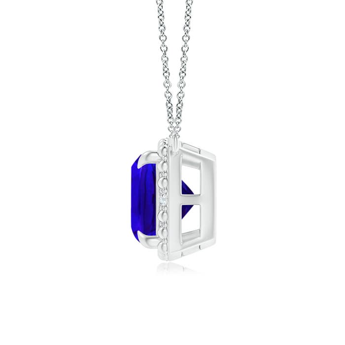 AAAA - Tanzanite / 1.52 CT / 14 KT White Gold