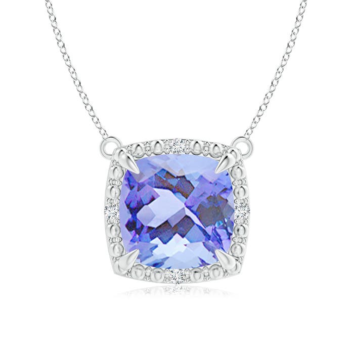 A - Tanzanite / 2.18 CT / 14 KT White Gold