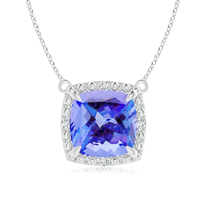 AA - Tanzanite / 2.18 CT / 14 KT White Gold