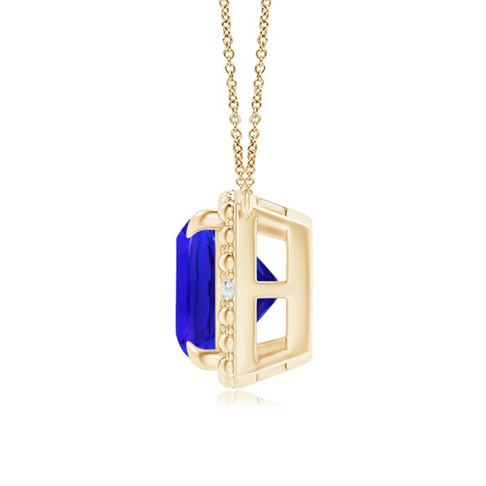 AAA - Tanzanite / 2.18 CT / 14 KT Yellow Gold