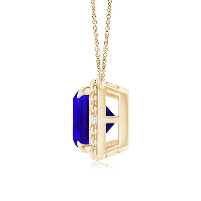 AAAA - Tanzanite / 2.18 CT / 14 KT Yellow Gold